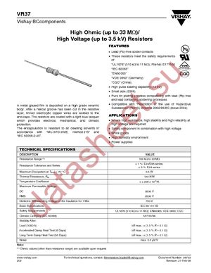 VR37000001004JR500 datasheet  